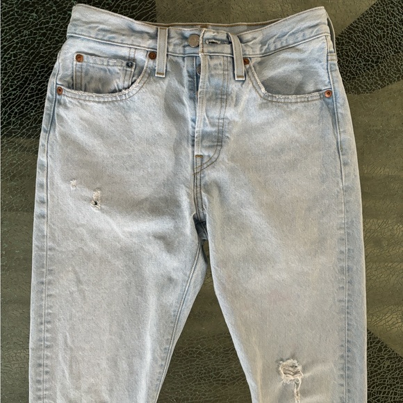 Levi’s 501 S Light Wash Jean Button Fly * - Picture 3 of 7